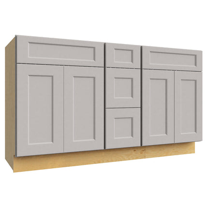 VSD60DOUBLE ( VANITY DOUBLE SINK & DRAWER COMBO - 60