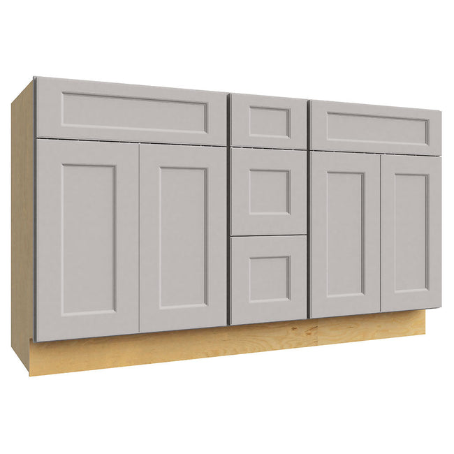VSD60DOUBLE ( VANITY DOUBLE SINK & DRAWER COMBO - 60
