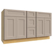 VSD60DOUBLE ( VANITY DOUBLE SINK & DRAWER COMBO - 60