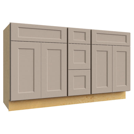 VSD60DOUBLE ( VANITY DOUBLE SINK & DRAWER COMBO - 60