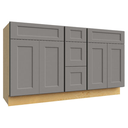 VSD60DOUBLE ( VANITY DOUBLE SINK & DRAWER COMBO - 60