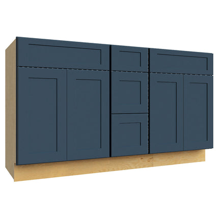 VSD60DOUBLE ( VANITY DOUBLE SINK & DRAWER COMBO - 60
