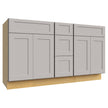 VSD60DOUBLE ( VANITY DOUBLE SINK & DRAWER COMBO - 60