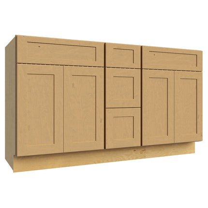 VSD60DOUBLE ( VANITY DOUBLE SINK & DRAWER COMBO - 60