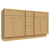VSD60DOUBLE ( VANITY DOUBLE SINK & DRAWER COMBO - 60