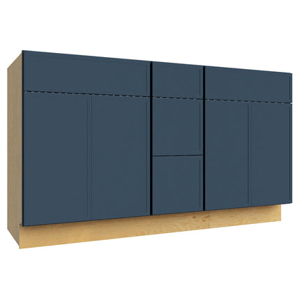 VSD60DOUBLE ( VANITY DOUBLE SINK & DRAWER COMBO - 60