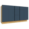 VSD60DOUBLE ( VANITY DOUBLE SINK & DRAWER COMBO - 60