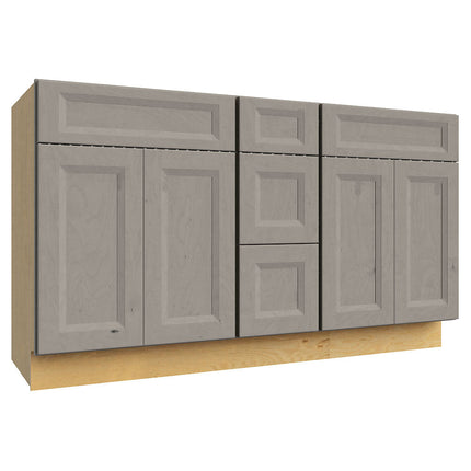 VSD60DOUBLE ( VANITY DOUBLE SINK & DRAWER COMBO - 60